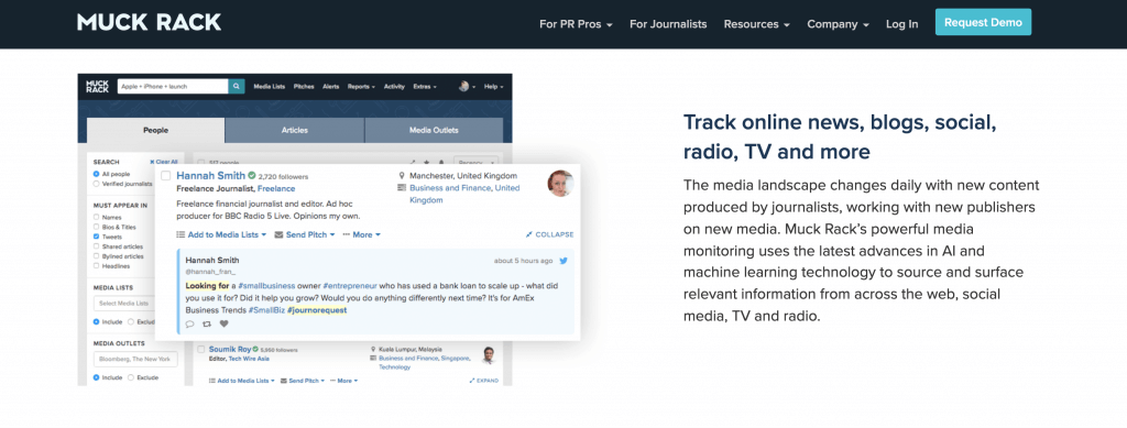 Best Media Monitoring Tools - Muck Rack