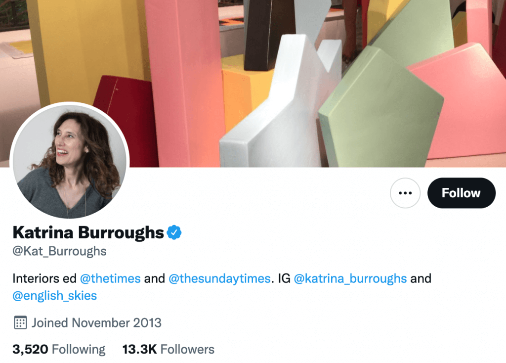 Katrina Burroughs - Top design journalists