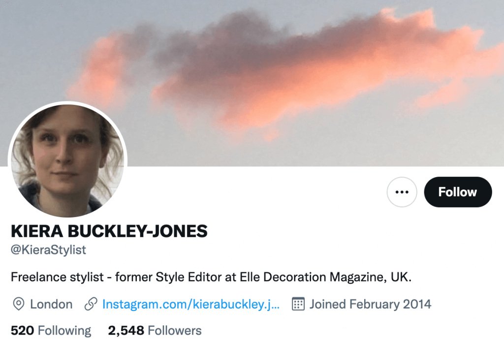 Kiera Buckley Jones - Top design journalist