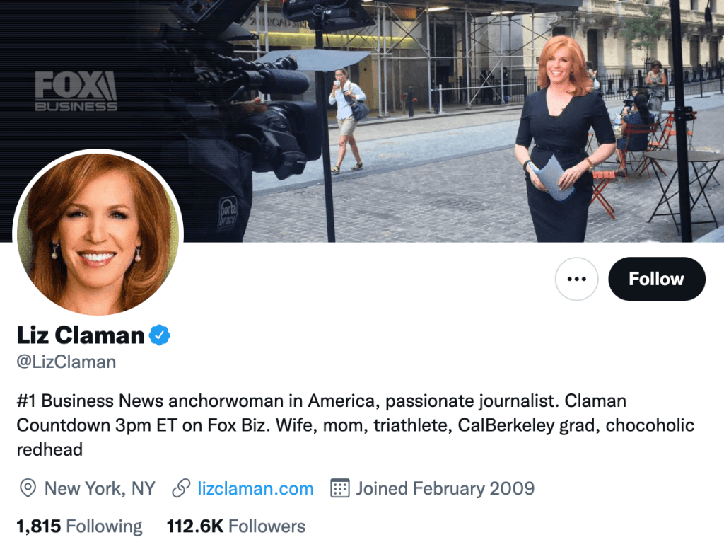 Liz Claman - Top business journalists