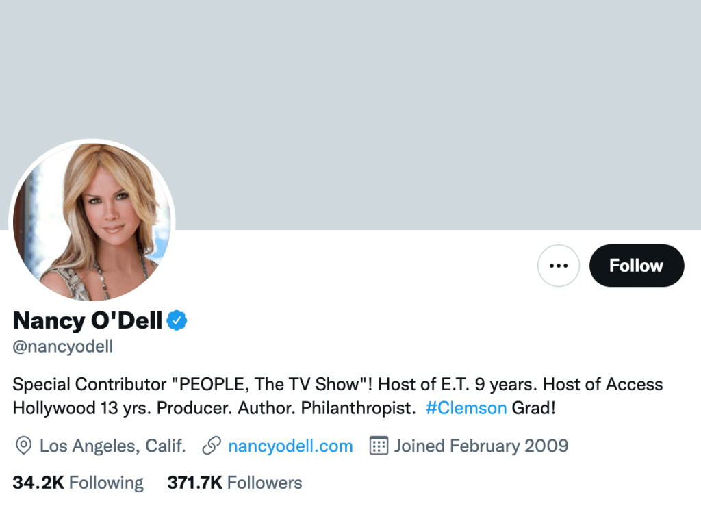 Nancy O'Dell - Top entertainment journalist