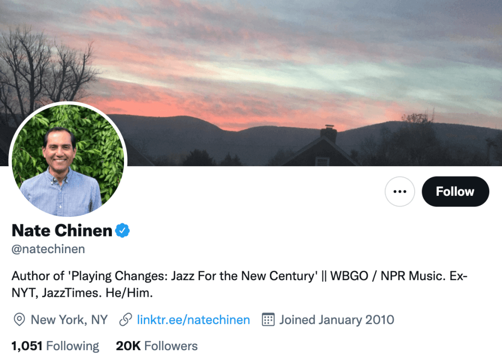 Nate Chinen - Top music journalists