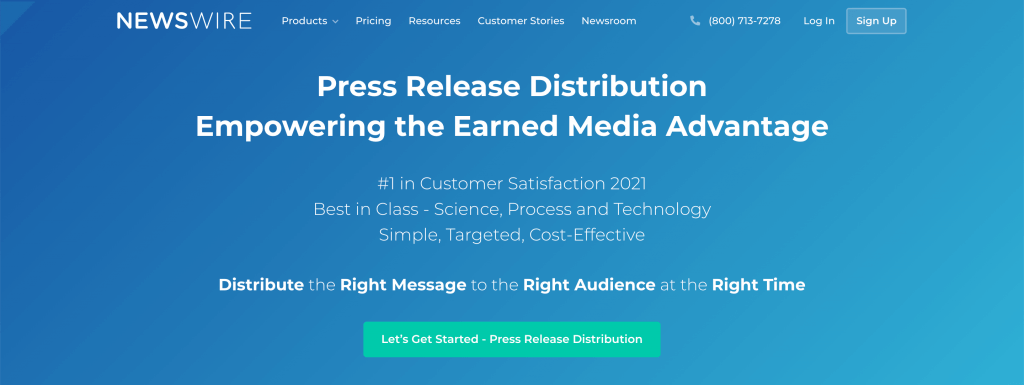 Newswire - Press release submission site