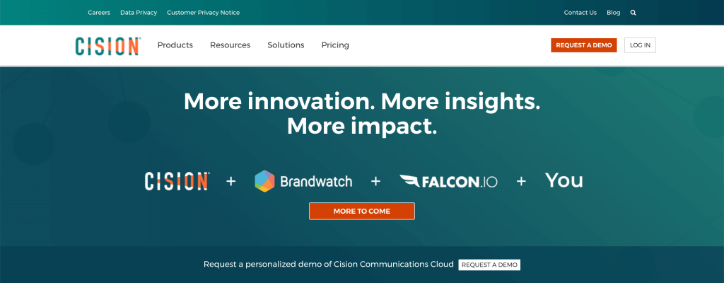 PR software comparison - Cision