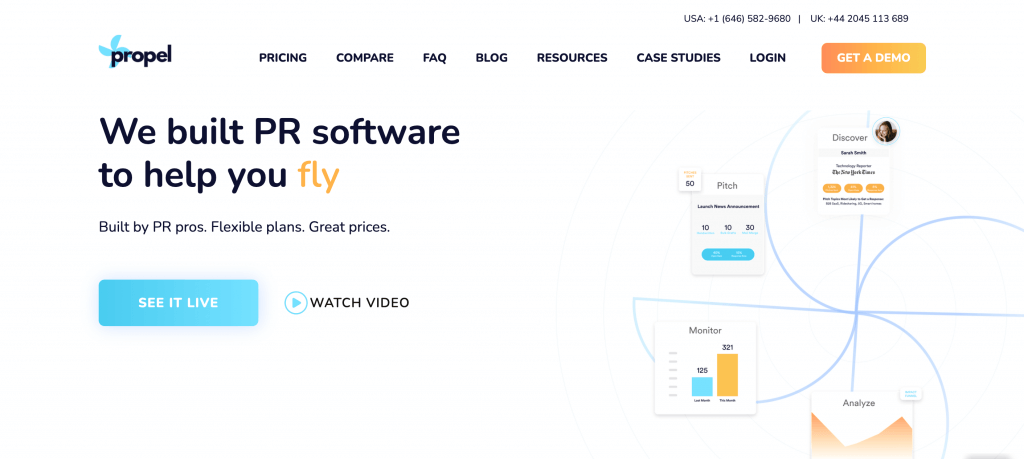 PR software comparison - Propel