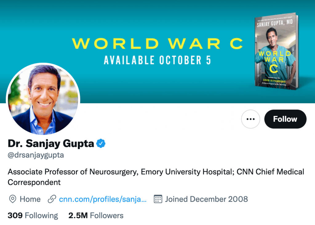 Sanjay Gupta - Top healthcare journalist