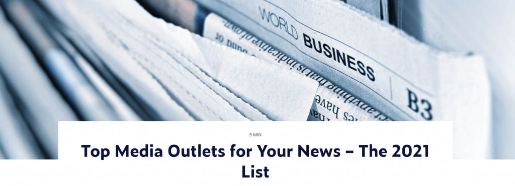 Top media outlets by Prowly