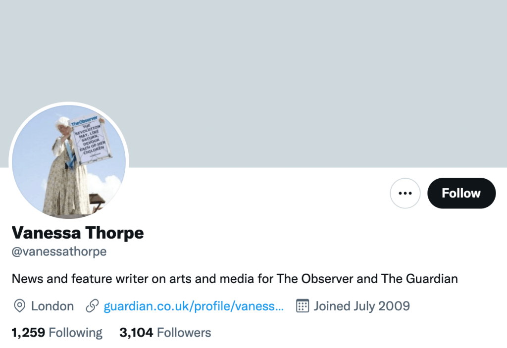 Vanessa Thorpe - Top media journalist